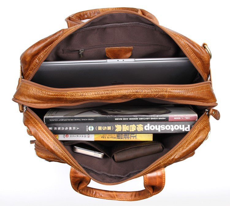 Mochilas POLO de piel para hombre.