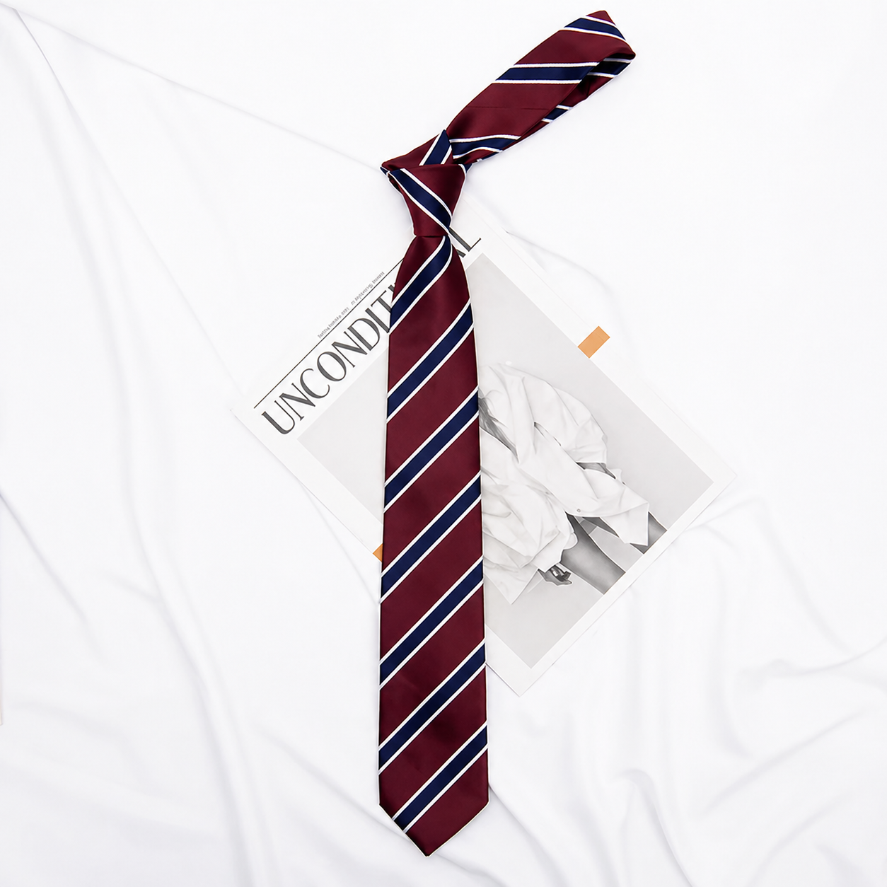 Corbata Unisex de Rayas | Corbata Elegante y Moderna para Hombre y Mujer