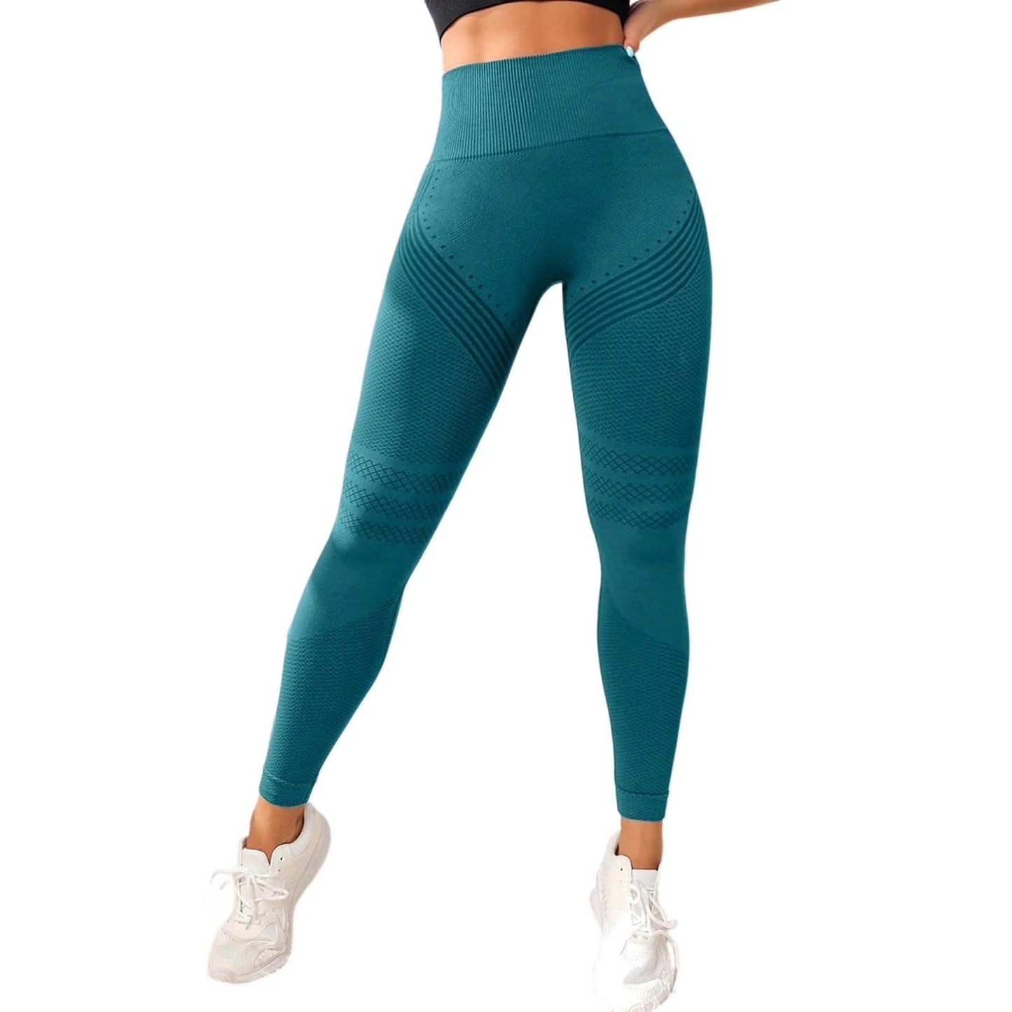 Leggings CLARISA deportiva, cintura alta, con frunce.