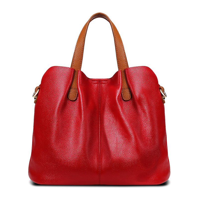 Bolsos de mano CLARI de piel de vaca para mujer