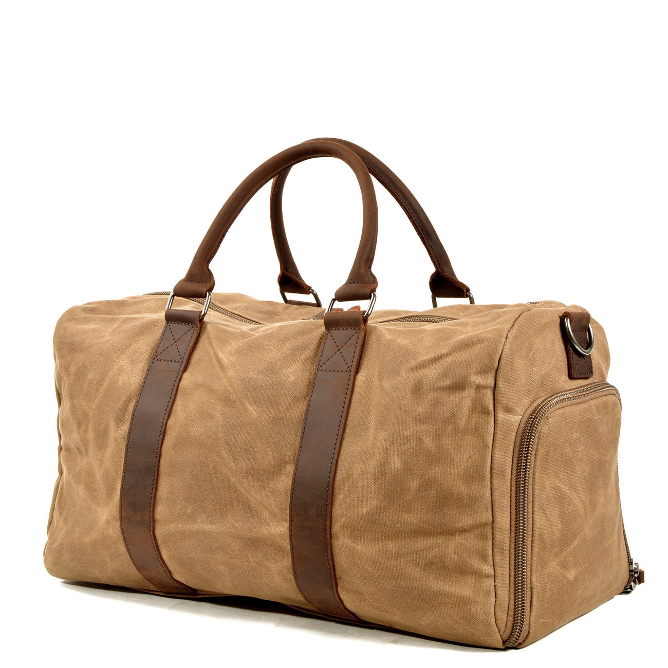 Bolsos CRIS de lona y cuero para hombre, ideales para viajar