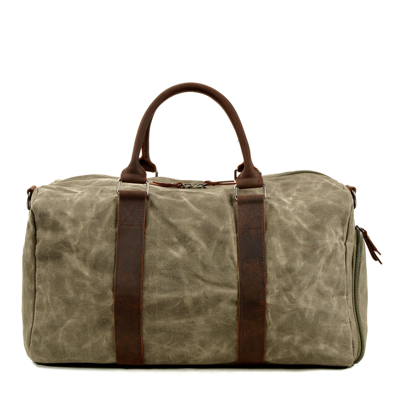 Bolsos CRIS de lona y cuero para hombre, ideales para viajar
