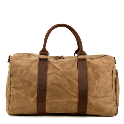 Bolsos CRIS de lona y cuero para hombre, ideales para viajar