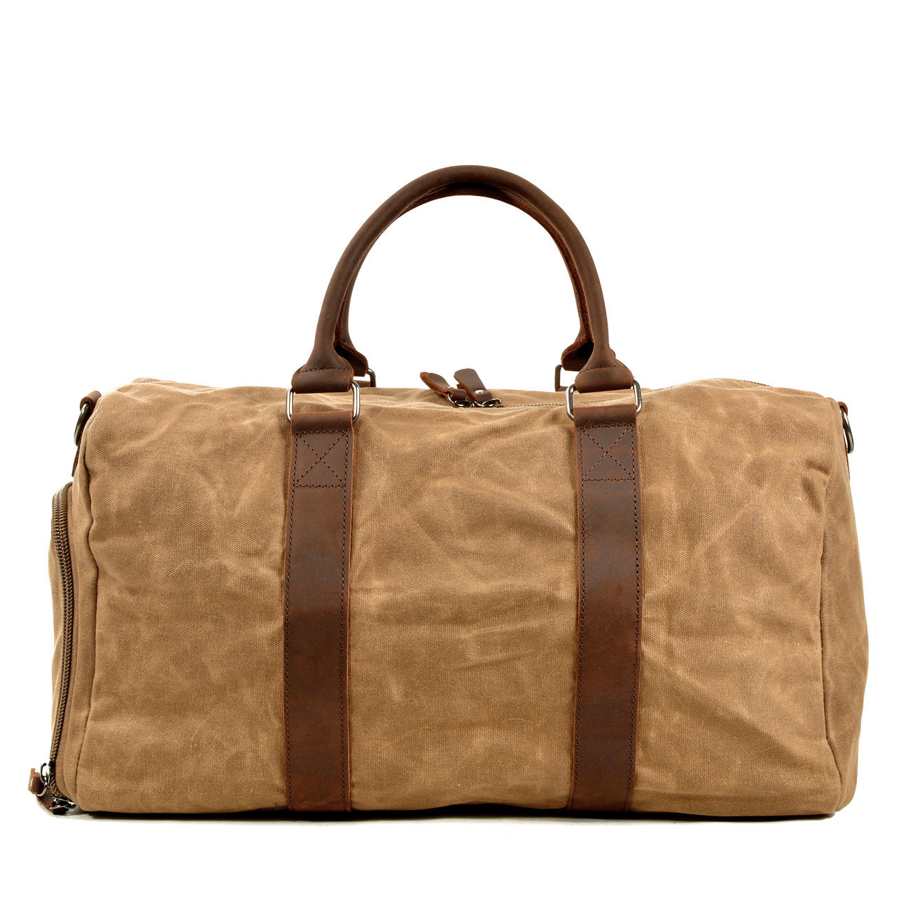 Bolsos CRIS de lona y cuero para hombre, ideales para viajar