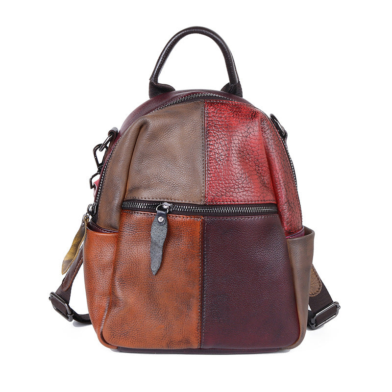 Mochila LIMA de cuero hecha a mano para mujer