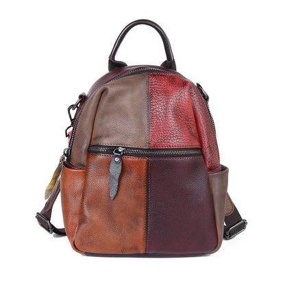 Mochila LIMA de cuero hecha a mano para mujer