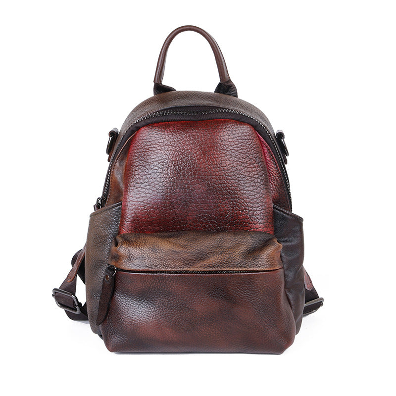 Mochila LIMA de cuero hecha a mano para mujer