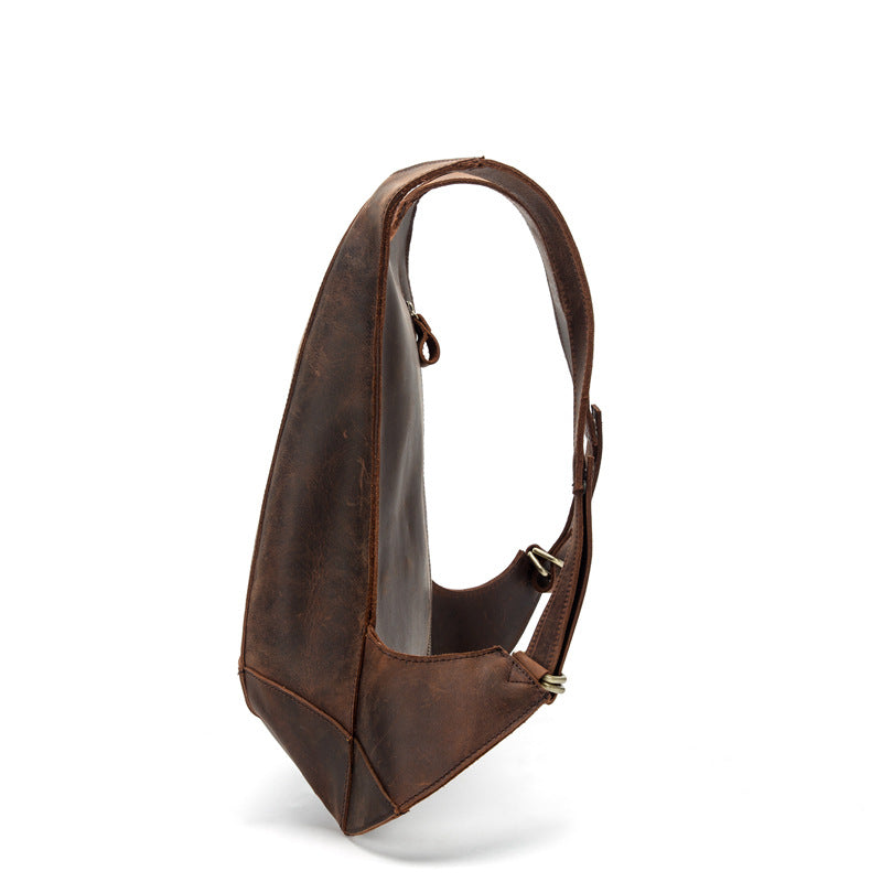 Mochila TAMY sencilla e informal de piel de vacuno.