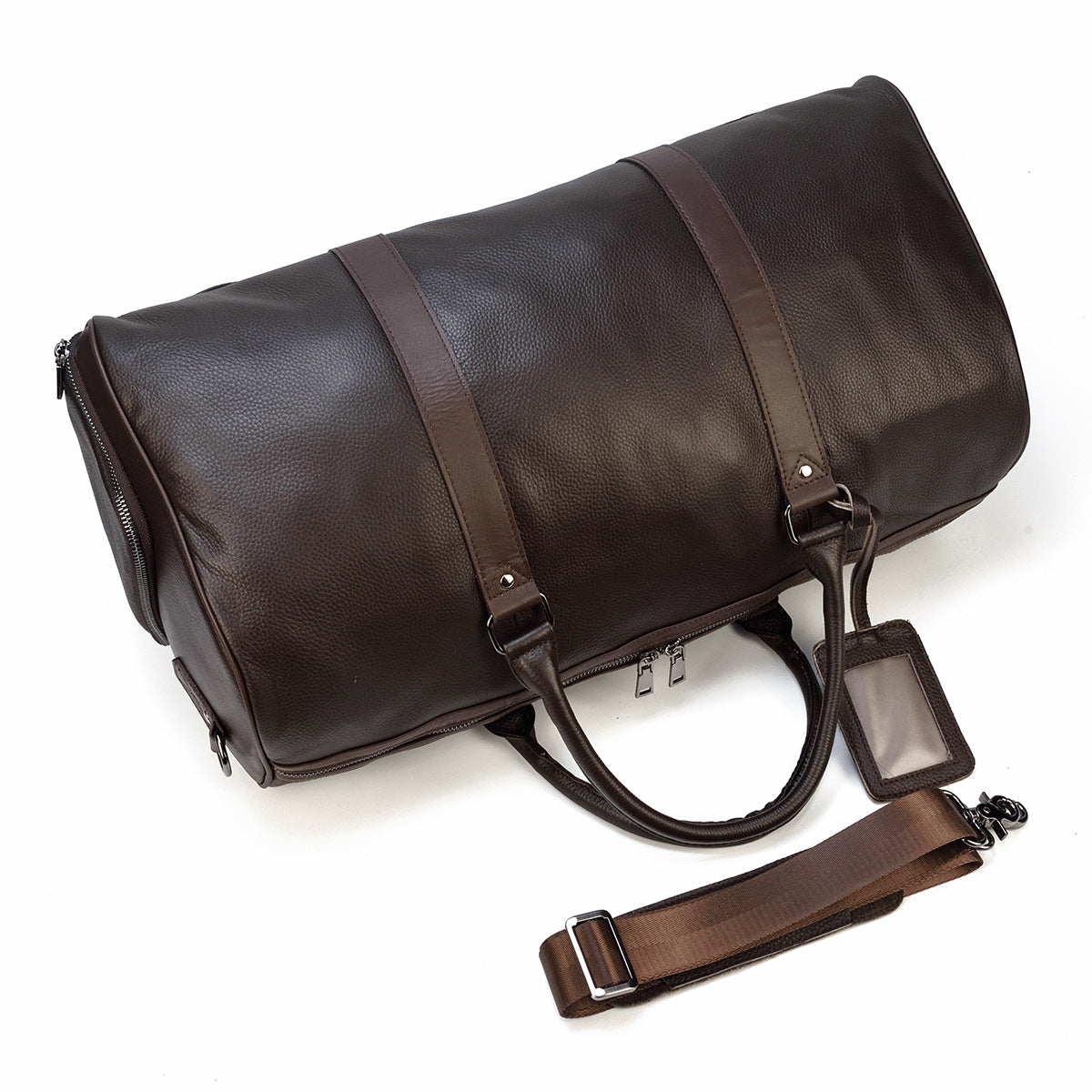 Bolsas de viaje LOLO de piel de vacuno tipo cubo.