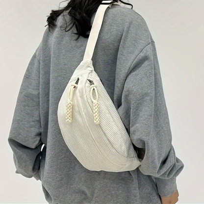 Gregor | Bolso de hombro de pana Marrón