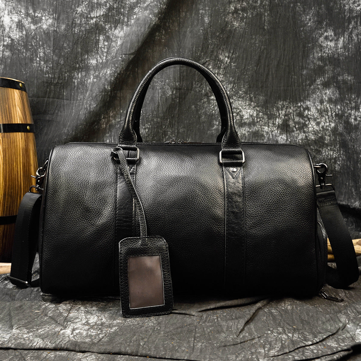 Bolso NEW YORK de viaje de fin de semana en piel grande Stroage para hombre
