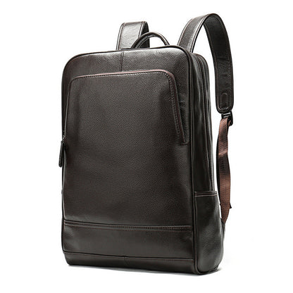 Mochila LION de negocios para hombre de piel de vacuno auténtica