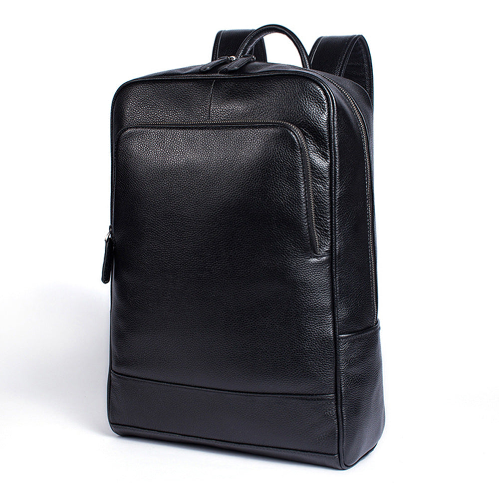 Mochila LION de negocios para hombre de piel de vacuno auténtica