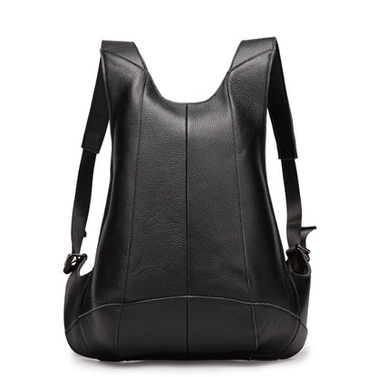 Mochila TAMY sencilla e informal de piel de vacuno.