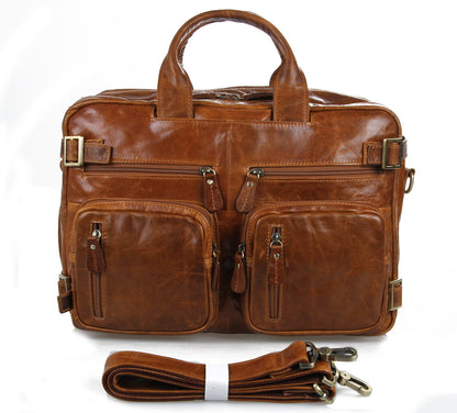 Mochilas POLO de piel para hombre.