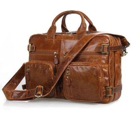 Mochilas POLO de piel para hombre.