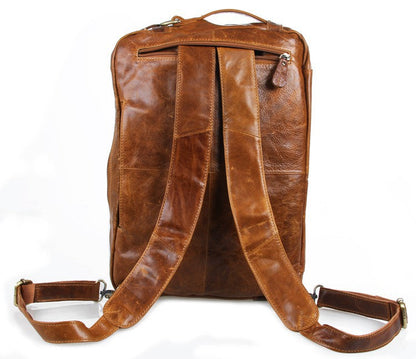 Mochilas POLO de piel para hombre.