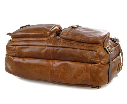 Mochilas POLO de piel para hombre.