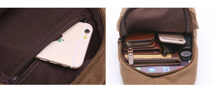 Mochila JULIA informal de lona para uso diario, para mujer y hombre.