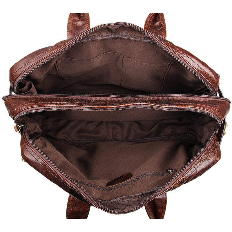 Mochilas POLO de piel para hombre.