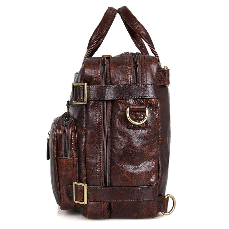 Mochilas POLO de piel para hombre.