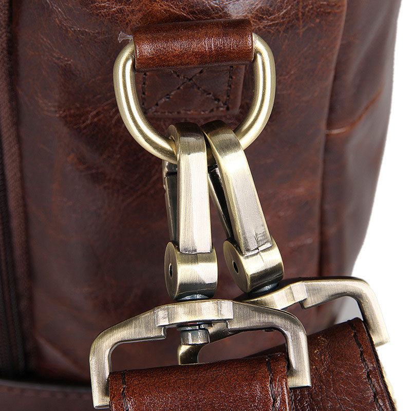 Mochilas POLO de piel para hombre.