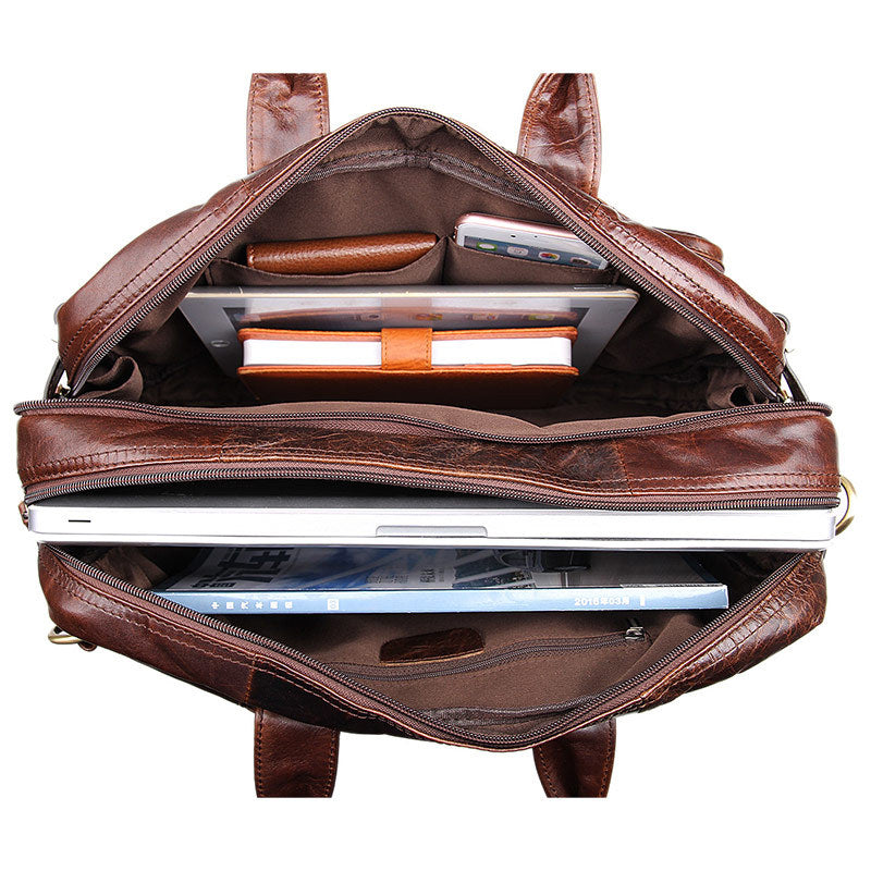 Mochilas POLO de piel para hombre.