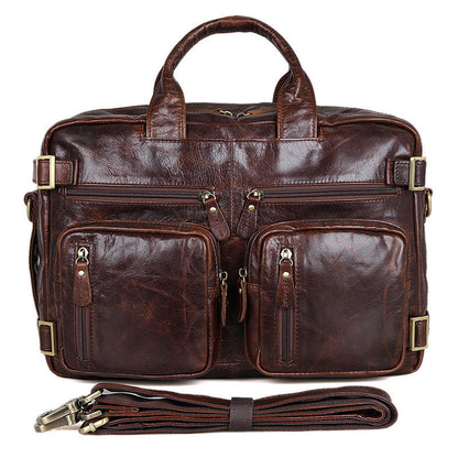 Mochilas POLO de piel para hombre.