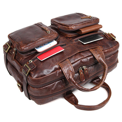 Mochilas POLO de piel para hombre.