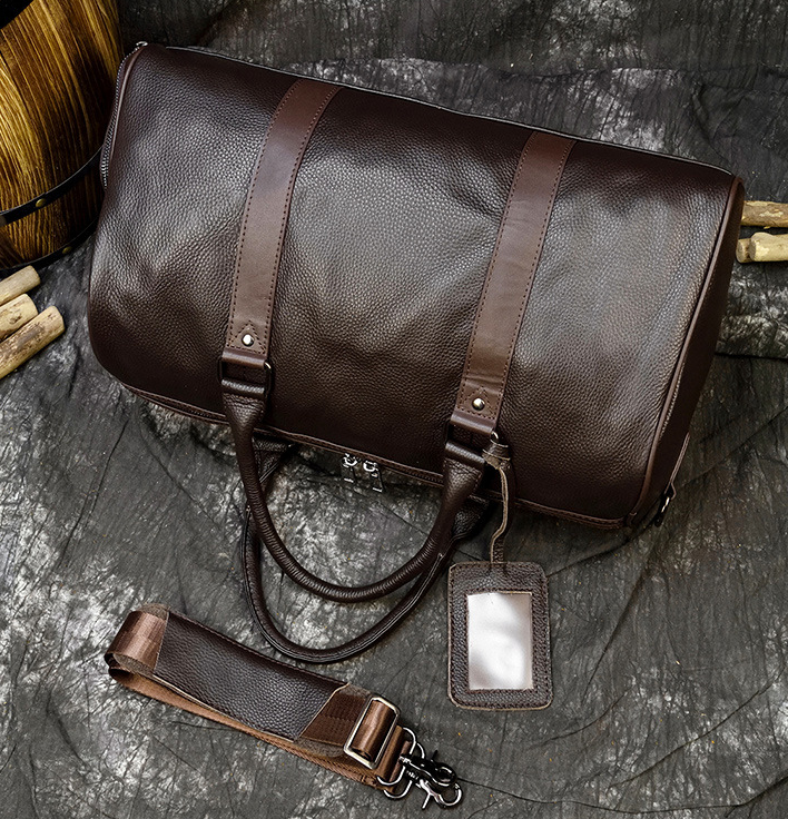 Bolso NEW YORK de viaje de fin de semana en piel grande Stroage para hombre