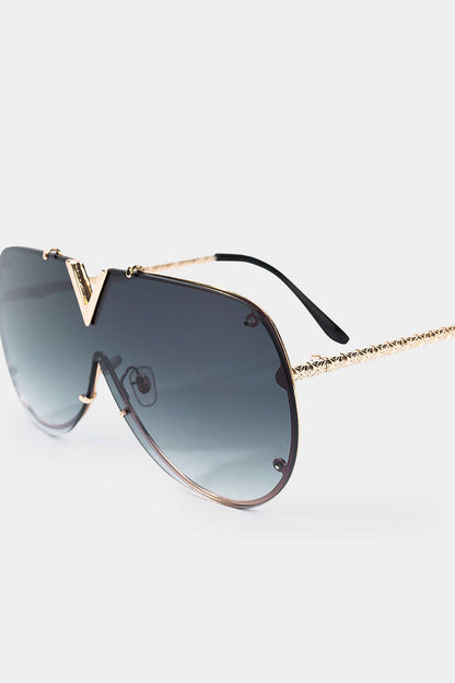 Gafas de sol LILU con montura metálica en forma de V