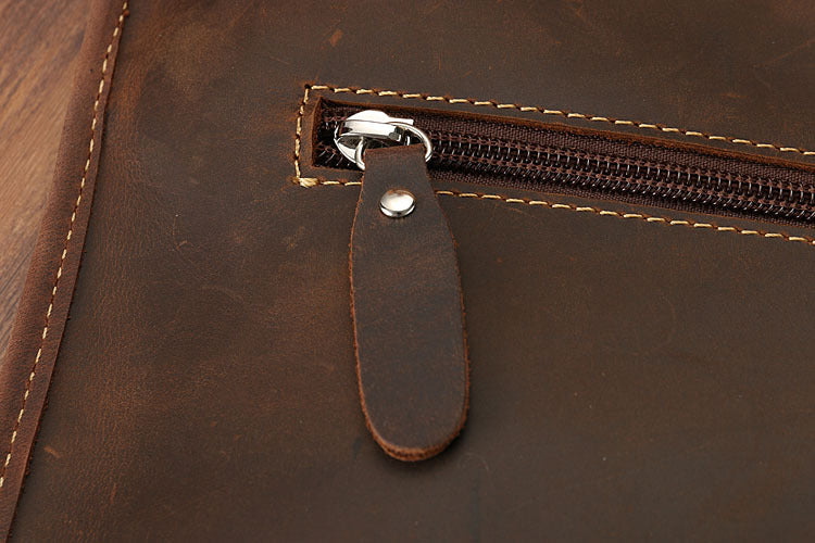 Bolso SINGAPUR de hombro de cuero vintage para negocios