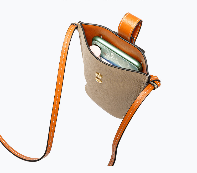 Minibolso LILI de piel de moda para teléfono móvil para mujer