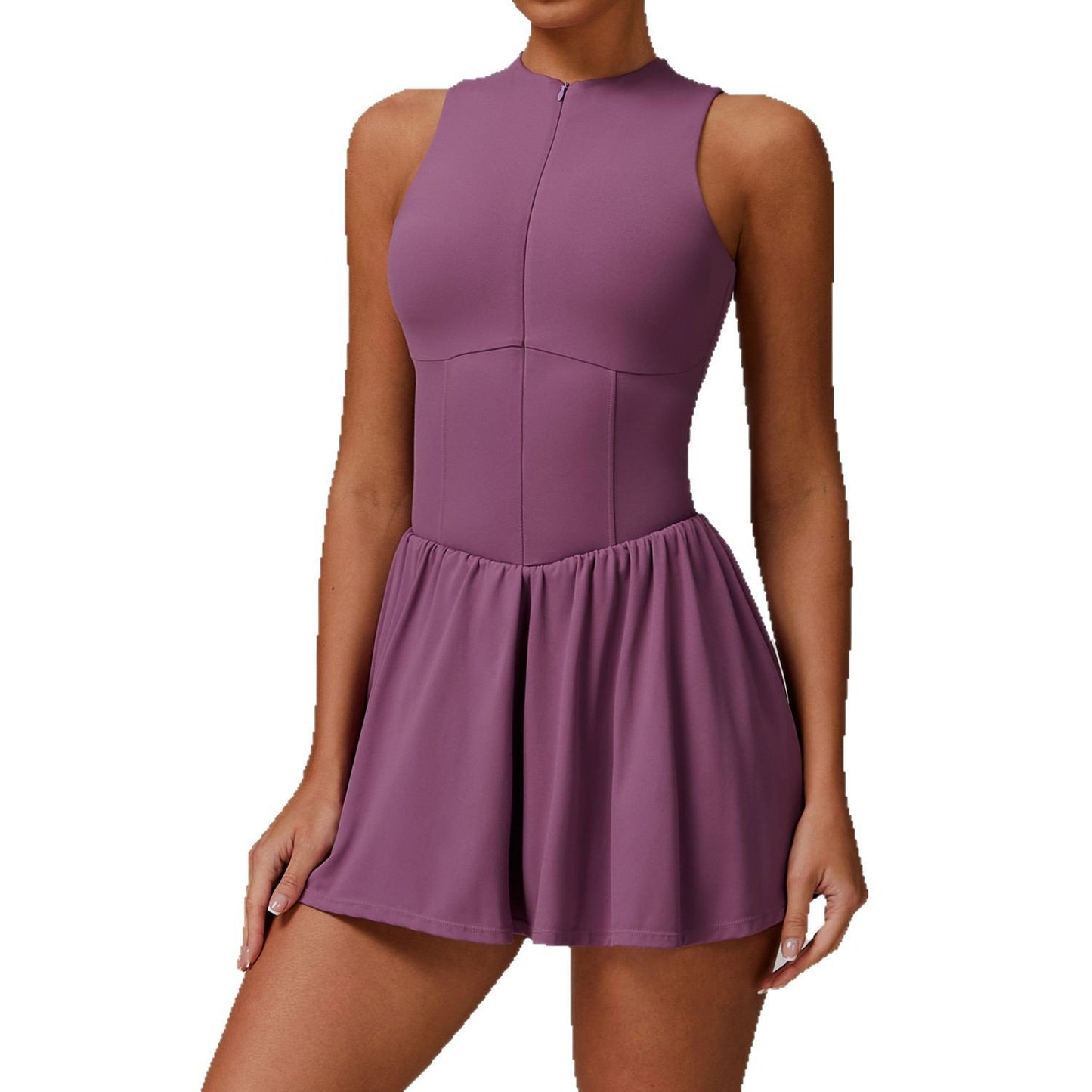 Vestido deportivo LILA, tenis, golf, 1 pieza.
