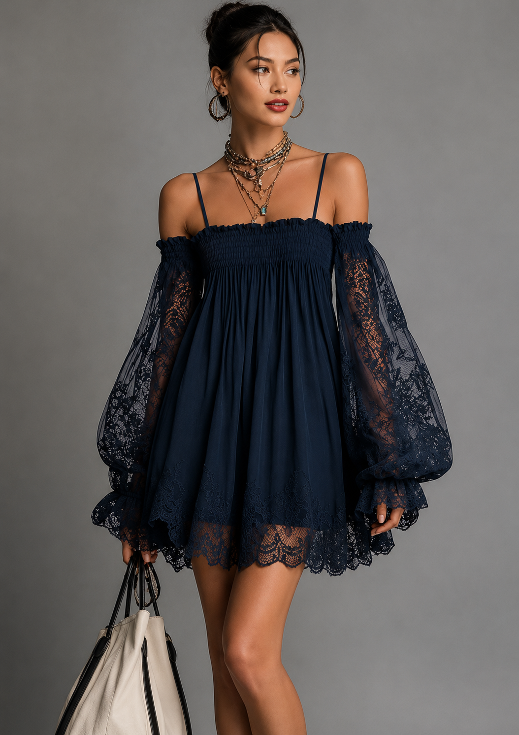 Vestido de fiesta NINA. Tendencia 2026