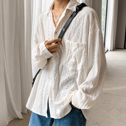 Camisa PACO de hombre mangas largas.