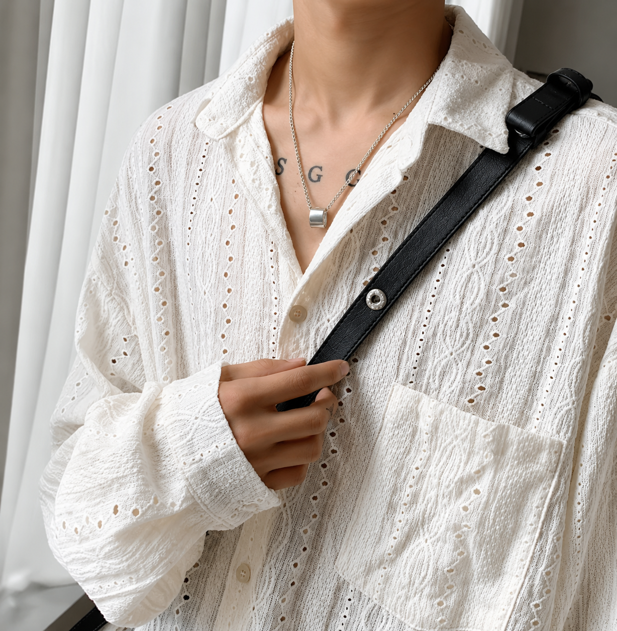 Camisa PACO de hombre mangas largas.