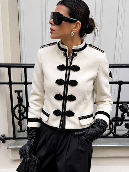 Chaqueta SOBERANA, estilo Napoleón, militar, tendencia 2026.