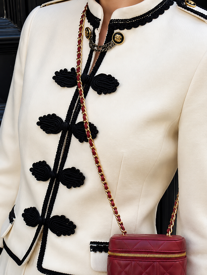 Chaqueta SOBERANA, estilo Napoleón, militar, tendencia 2026.