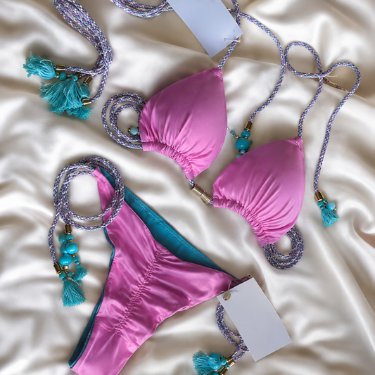 Bikini DUAL CANDY, con tirantes ajustables.