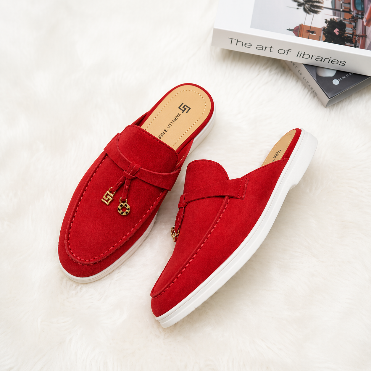 Mocasines unisex LION, tendencia 2026.