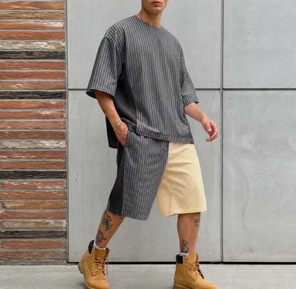 Conjunto CHICAGO, 2 piezas de hombre. Tendencia primavera-verano 2026.