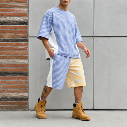 Conjunto CHICAGO, 2 piezas de hombre. Tendencia primavera-verano 2026.
