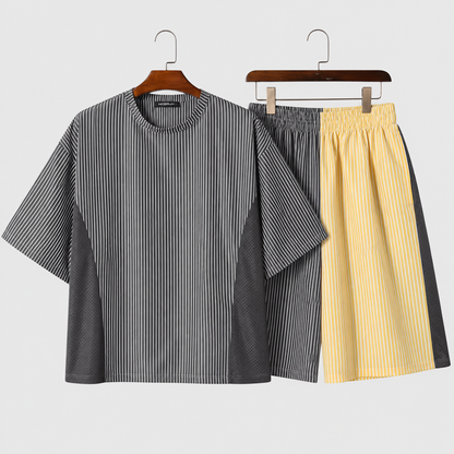 Conjunto CHICAGO, 2 piezas de hombre. Tendencia primavera-verano 2026.