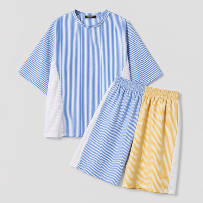 Conjunto CHICAGO, 2 piezas de hombre. Tendencia primavera-verano 2026.