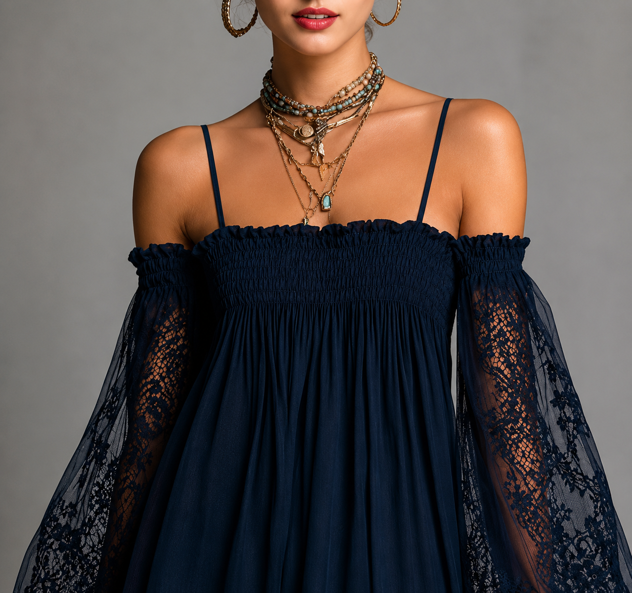 Vestido de fiesta NINA. Tendencia 2026