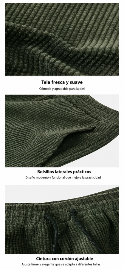 Conjunto de hombre COLOMBIA, de 2 piezas. Tendencia 2026