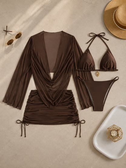 Conjunto de bikini ALANA, set de 4 piezas. Lanzamiento verano 2026.