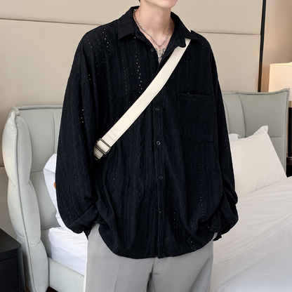 Camisa PACO de hombre mangas largas.