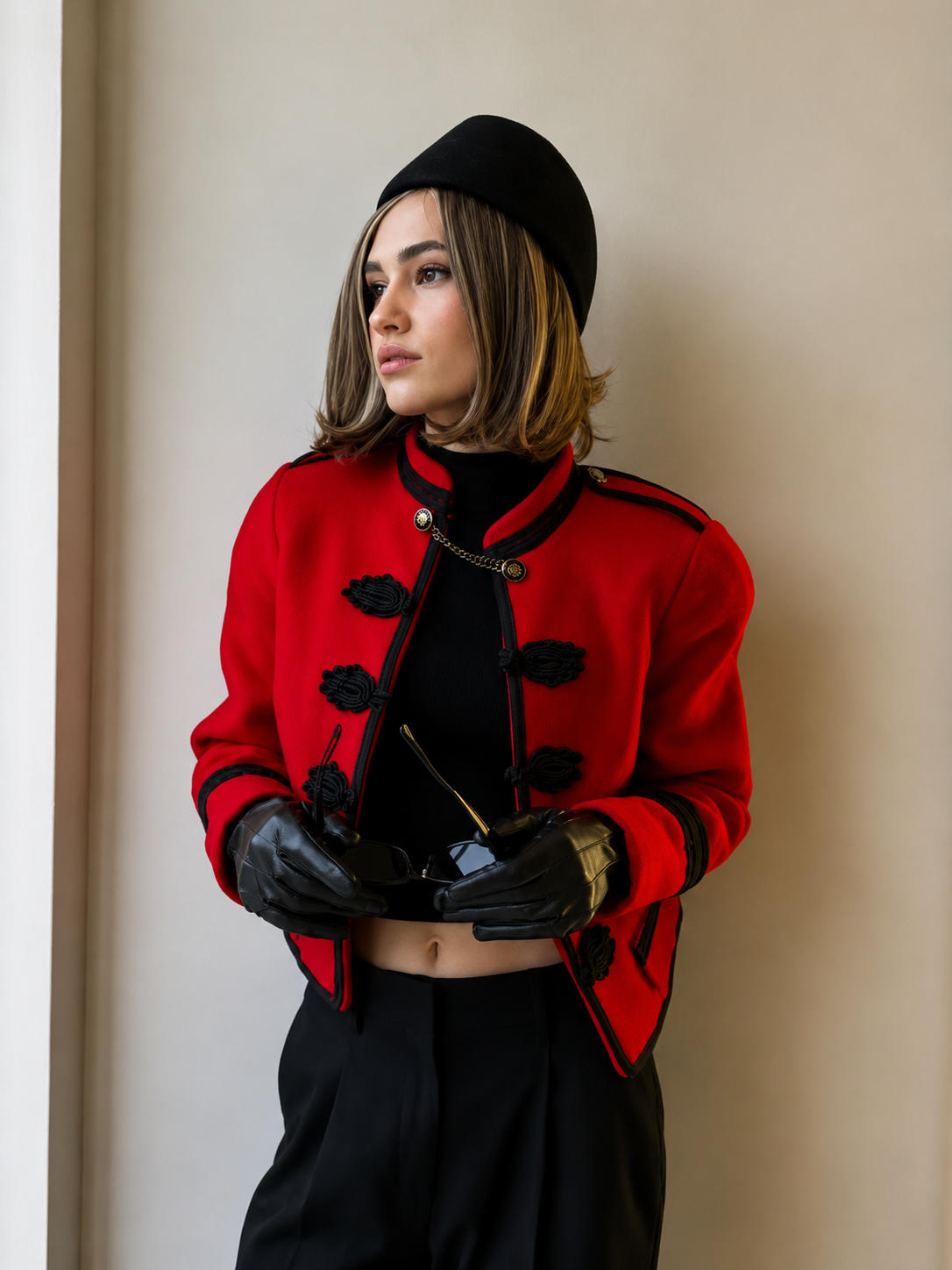 Chaqueta SOBERANA, estilo Napoleón, militar, tendencia 2026.
